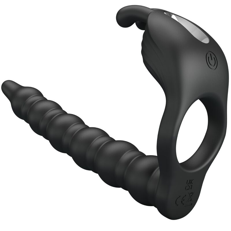 Pretty Love – Blackney Penisringe mit Vibrator-Plug