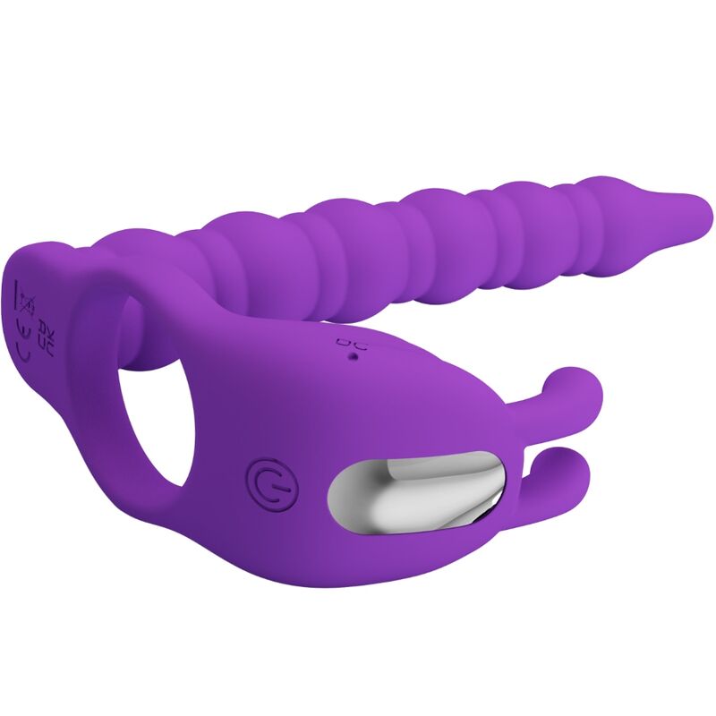 Pretty Love – Blackney Penisringe mit Vibrator-Plug