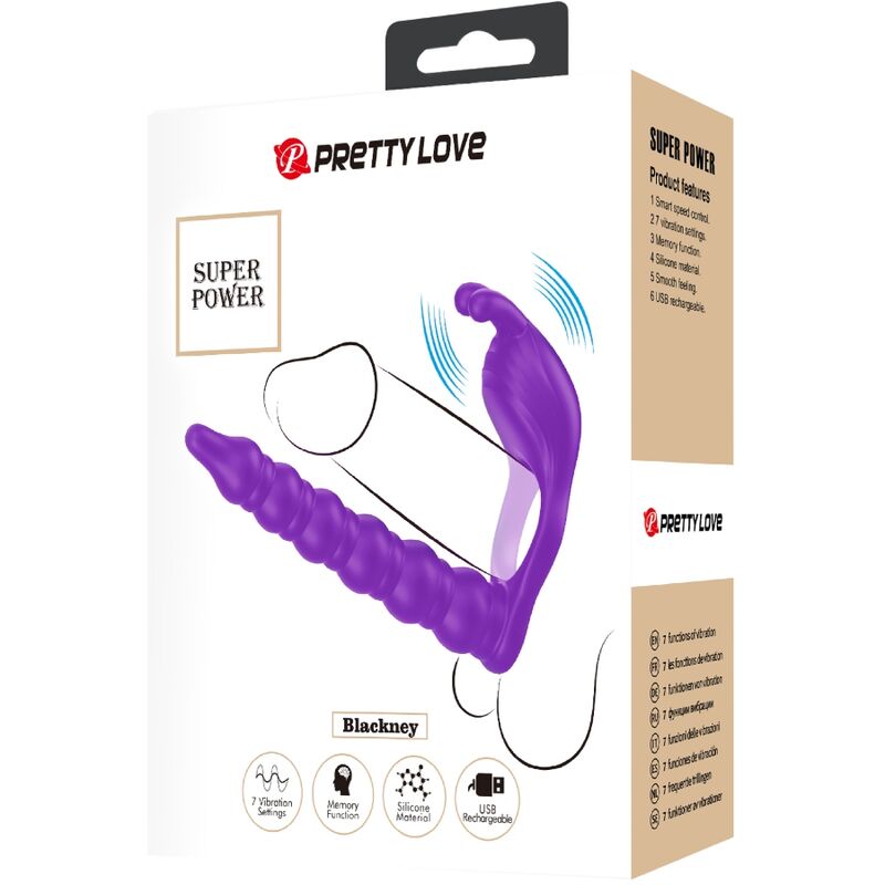 Pretty Love – Blackney Penisringe mit Vibrator-Plug