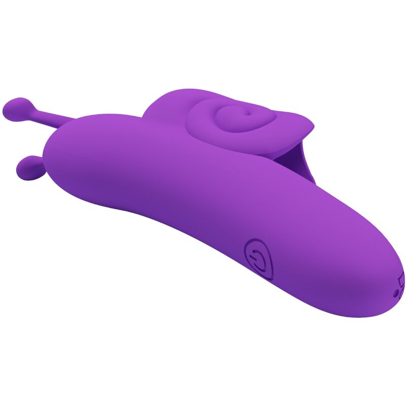 Pretty Love – Snail Leistungsstarker Lila Fingerstimulator