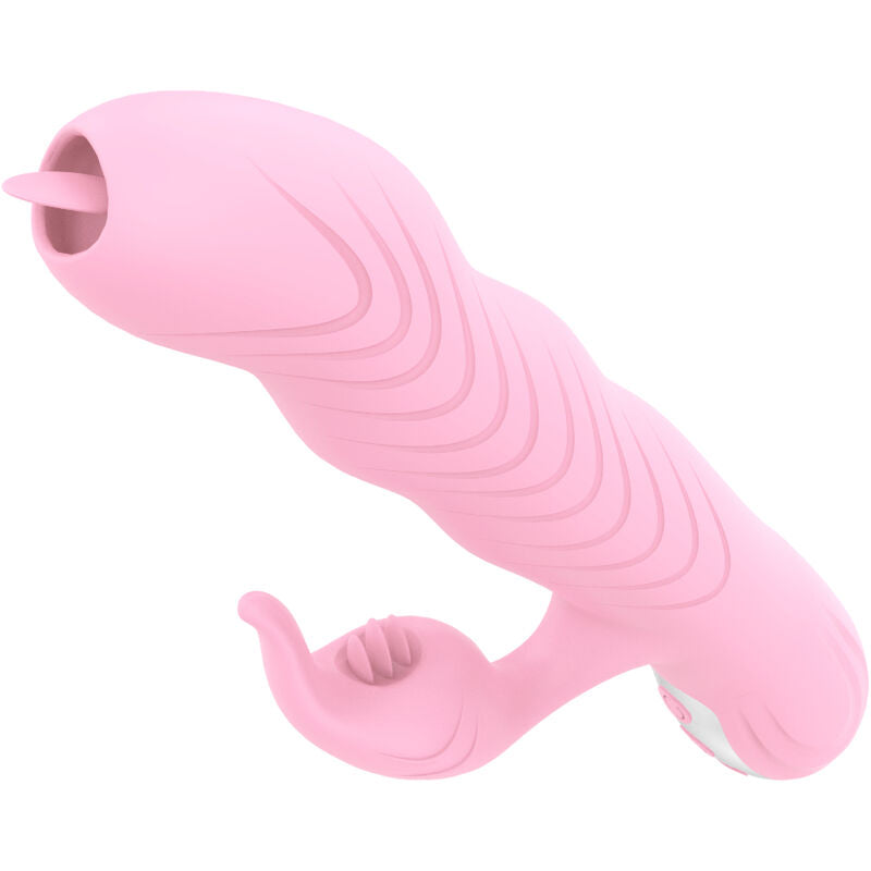 Armony Marcia-vibrator & Stoßender Doppelzunge-wrmeeffekt Rosa