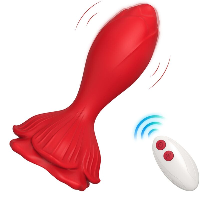 Armony Rosa Vibrator & Analplug Kleine Fernbedienung Rot