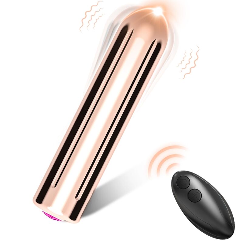 Armony – Warhead Vibrator Bullet Fernbedienung Golden 2 cm X 8.8 cm