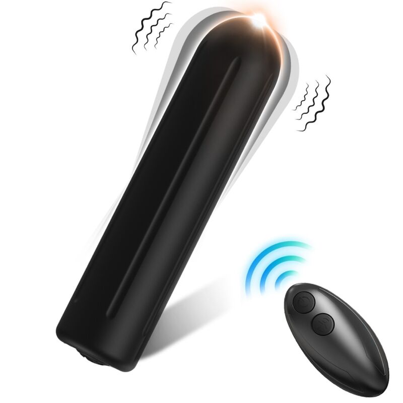 Armony – Warhead Vibrator Bullet Fernbedienung Schwarz 2 cm X 8.8 cm