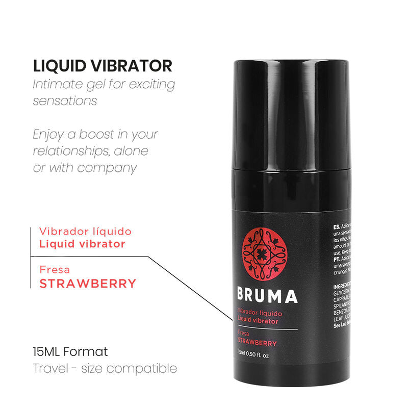 Bruma – Flüssiger Vibrator Ultra Gleitend Erdbeere 15 ml