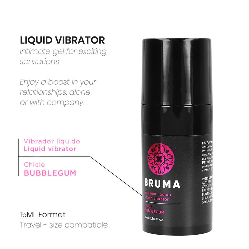 Bruma – Flüssiger Vibrator Ultra Sliding Bubblegum 15 ml