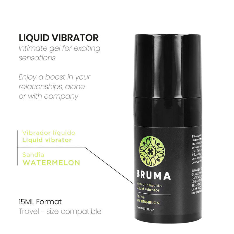 Bruma – Flüssiger Vibrator Ultra Gleitende Wassermelone 15 ml