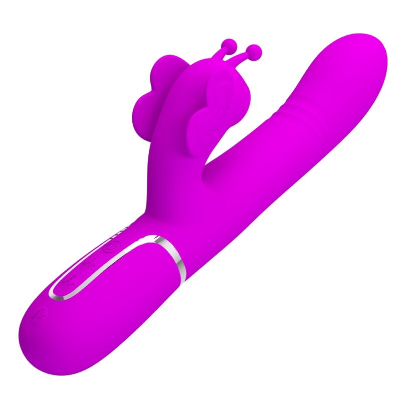 Pretty Love Multifunktions-kaninchenvibrator 4 in 1 Schmetterling...