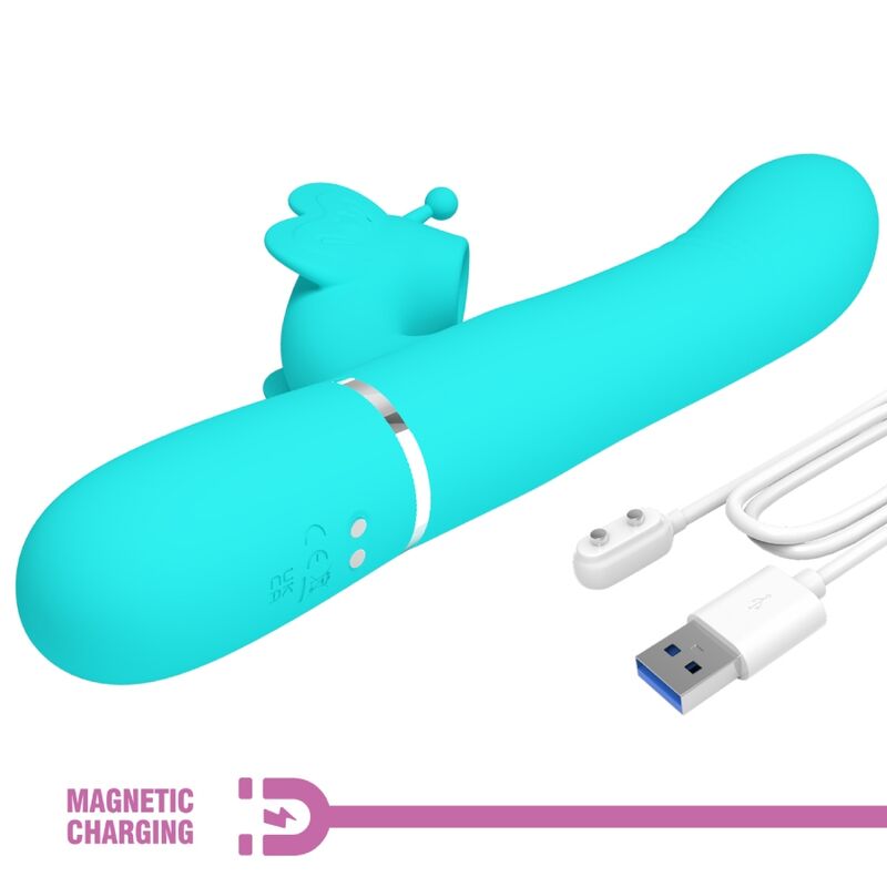 Pretty Love Multifunktions-kaninchenvibrator 4 in 1 Schmetterling...