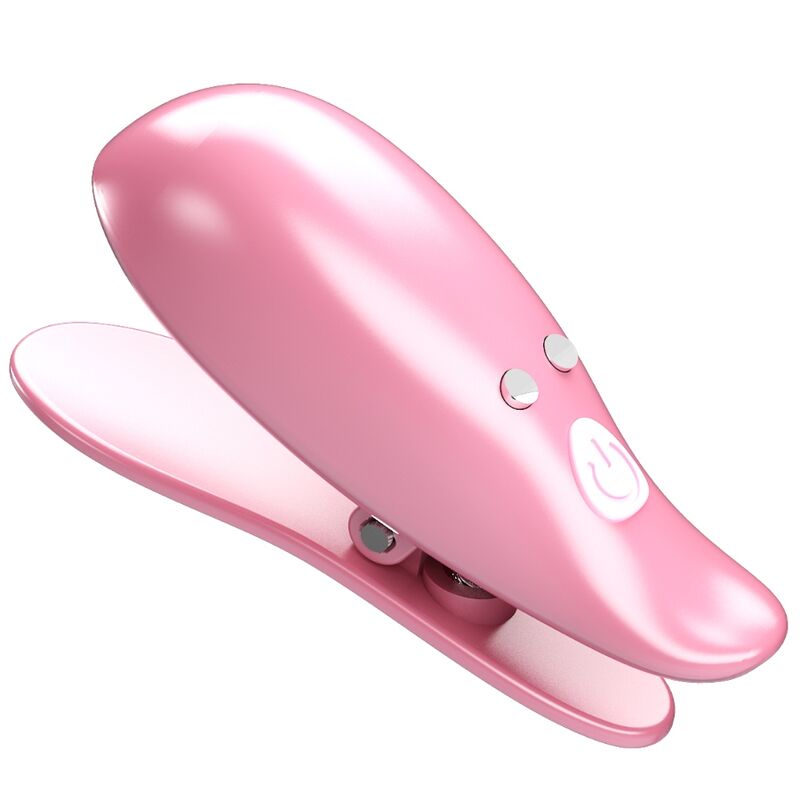 Pretty Love – Leaf Vibrierende Nippelklemmen Rosa
