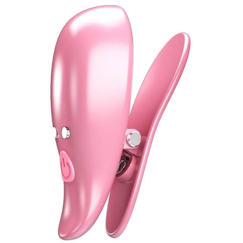 Pretty Love – Leaf Vibrierende Nippelklemmen Rosa