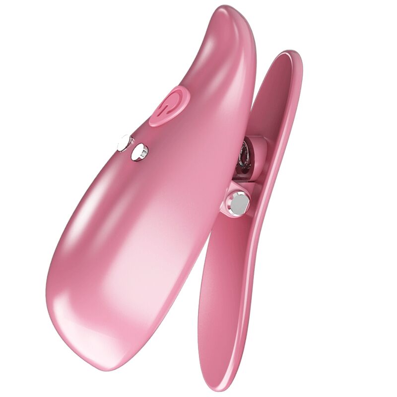 Pretty Love – Leaf Vibrierende Nippelklemmen Rosa