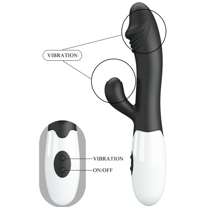 Pretty Love – Snappy G-Spot Vibrator Schwarz