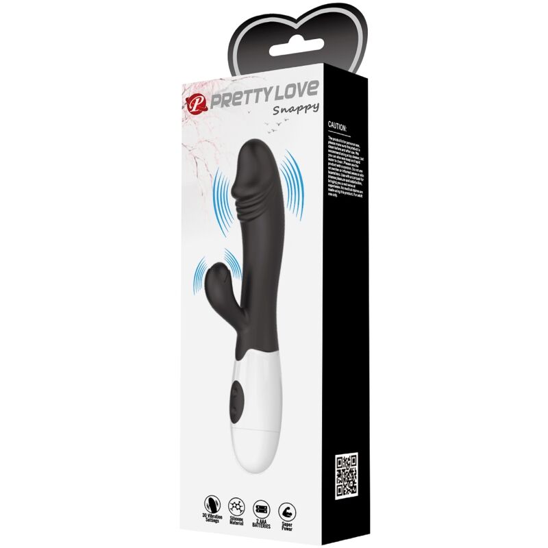 Pretty Love – Snappy G-Spot Vibrator Schwarz