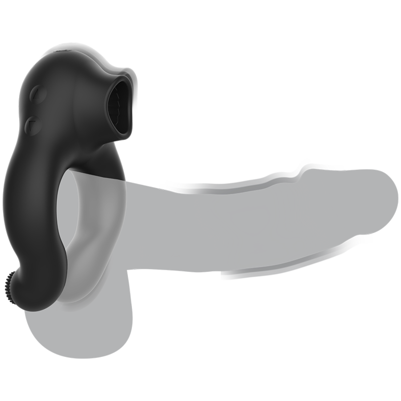 Armony – Silikon-Vibratorring 3 Motoren Wiederaufladbar Schwarz – Gold