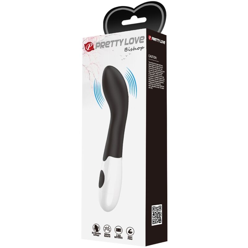 Pretty Love – Bishop G-Spot Vibrator 30 Modi Schwarz