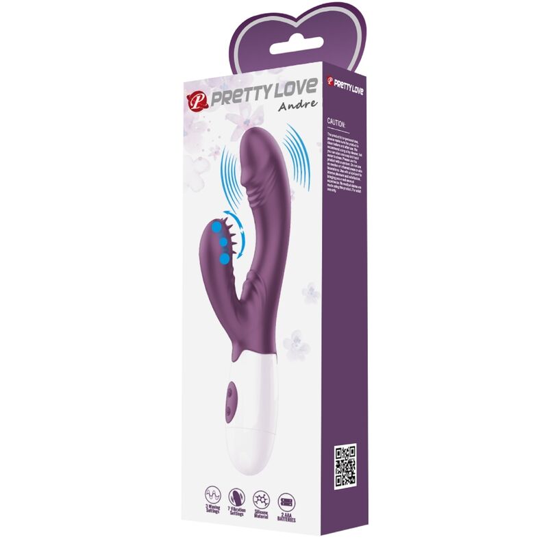 Pretty Love – Andre Rabbit Vibrator & G-Punkt-Stimulator Lila