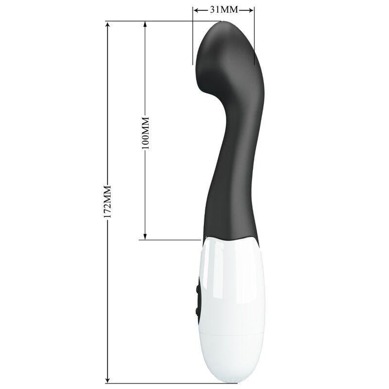 Pretty Love – Charles G-Spot Vibrator 30 Modi Schwarz