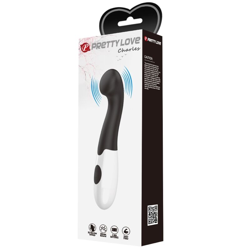 Pretty Love – Charles G-Spot Vibrator 30 Modi Schwarz