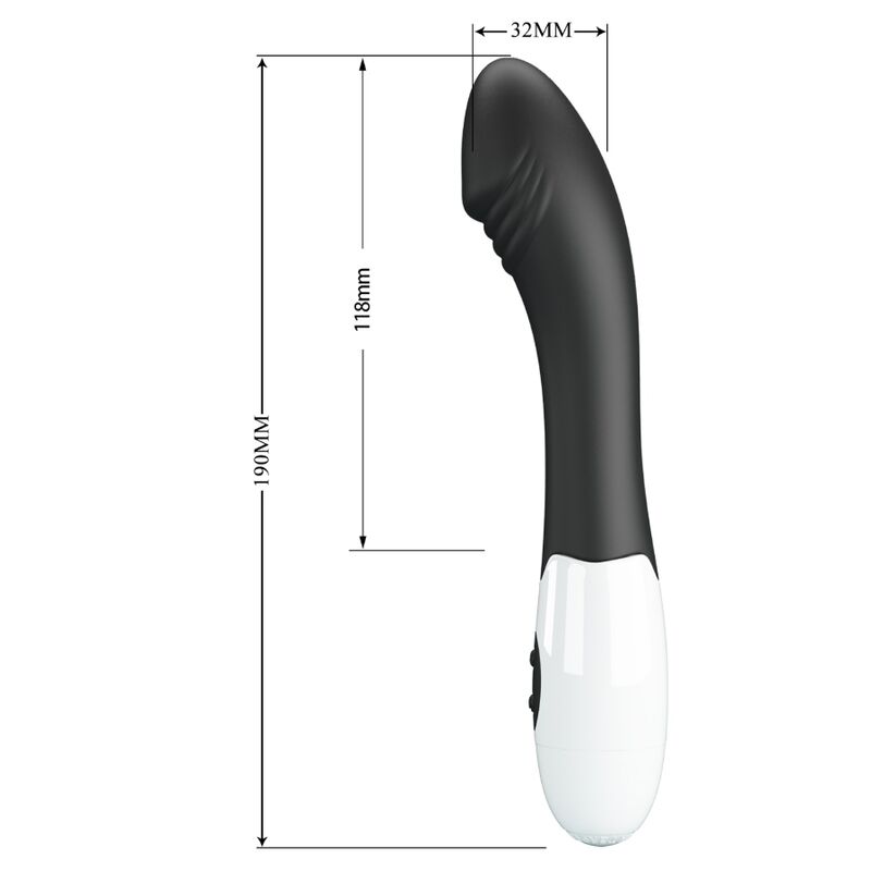 Pretty Love – Elemental G-Spot Vibrator 30 Modi Schwarz