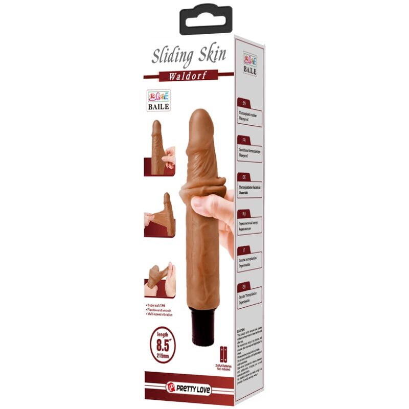 Pretty Love – Waldorf Realistischer Vibrator 18 cm -O- 4 cm