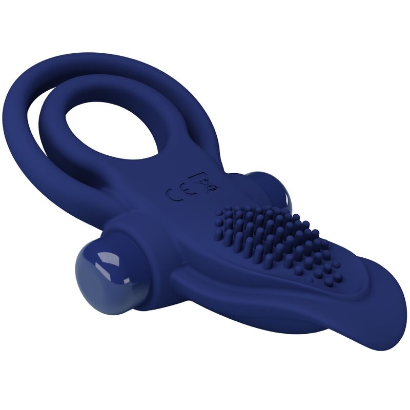 Pretty Love – Bronson Doppelring mit Vibration Blau