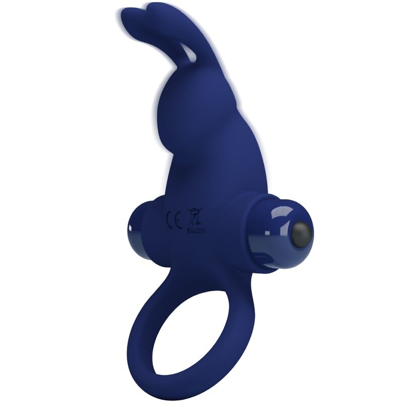 Pretty Love – Jiro Kaninchenring mit Vibration Blau