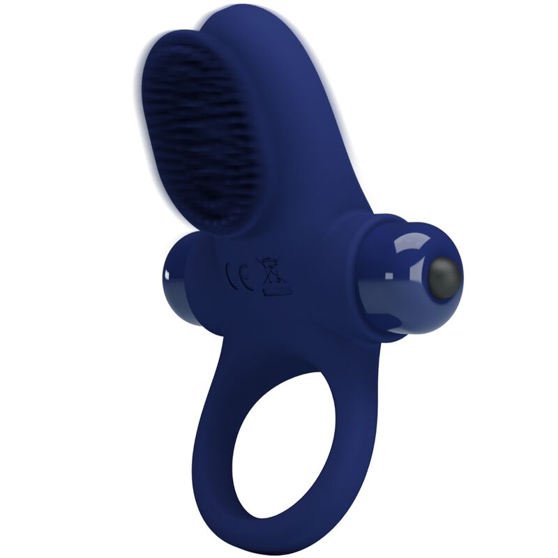 Pretty Love – Palle Ring mit Vibration Blau