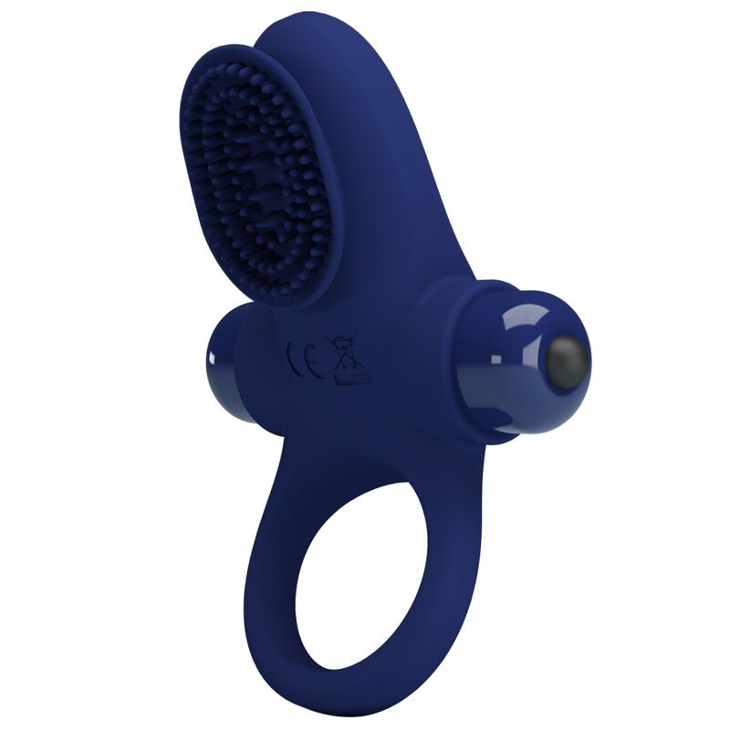 Pretty Love – Palle Ring mit Vibration Blau