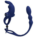 Pretty Love – Ayad Rabbit Vibratorring mit Stecker Blau