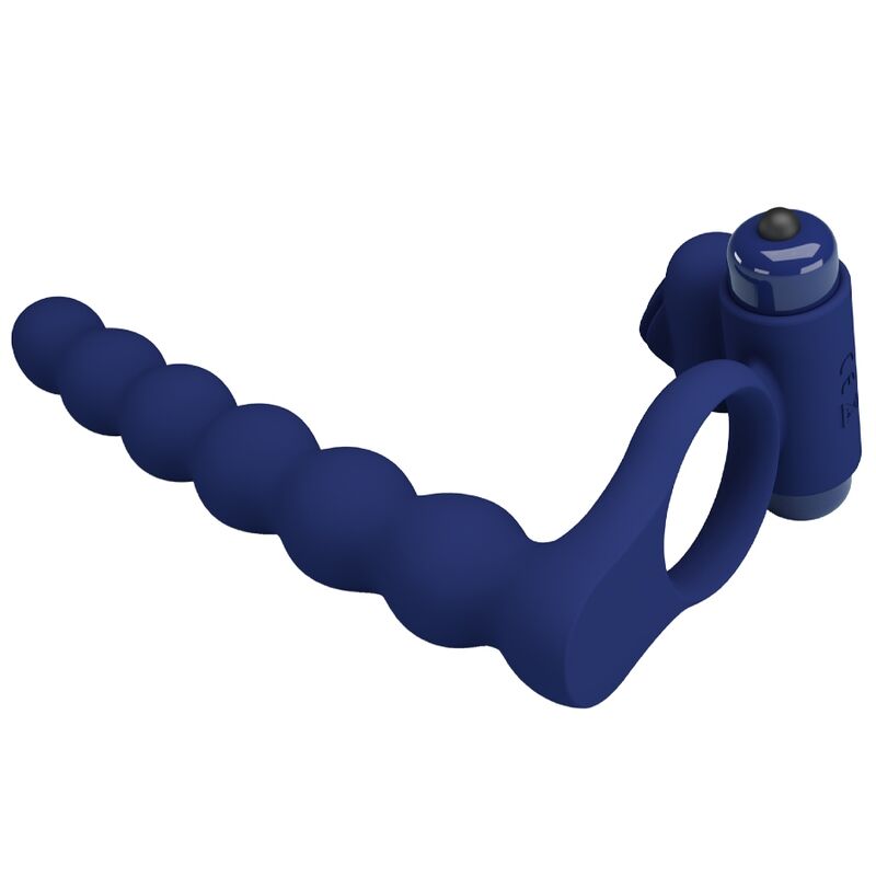 Pretty Love – Ajmal Vibrationsring mit Stecker Blau