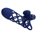 Pretty Love – Giann Vibratorring mit Silikonhülle Blau