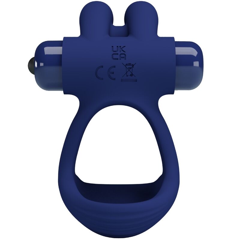 Pretty Love – Francisco Doppelter Vibrationsring Kaninchen Blau