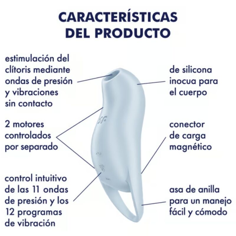 Satisfyer – Pocket Pro 1 Klitoris-Stimulator Hellblau