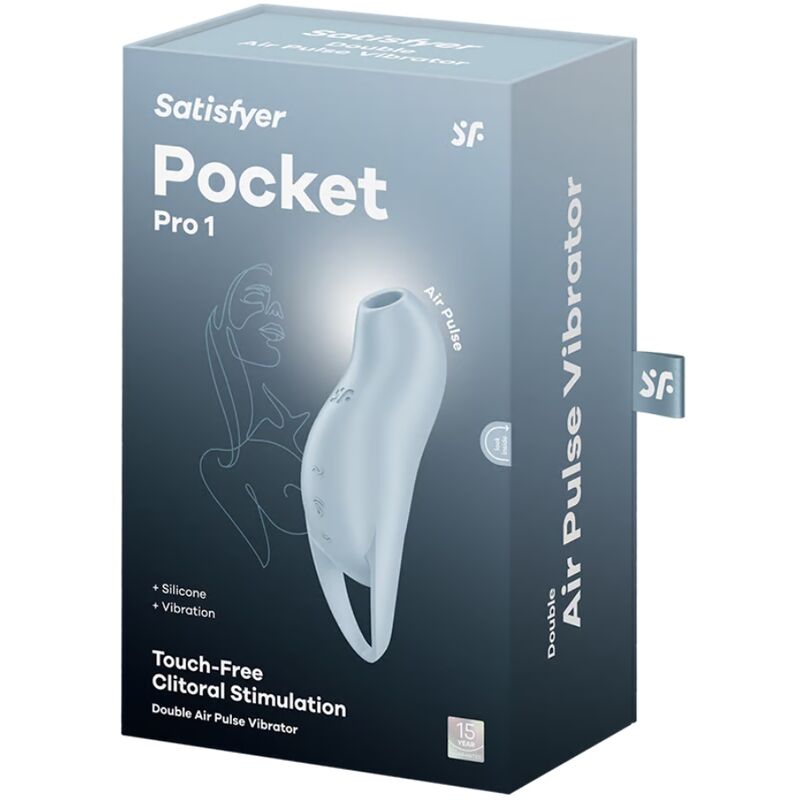 Satisfyer – Pocket Pro 1 Klitoris-Stimulator Hellblau