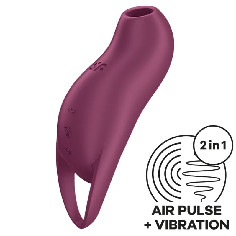 Satisfyer – Pocket Pro 1 Klitoris-Stimulator Granat