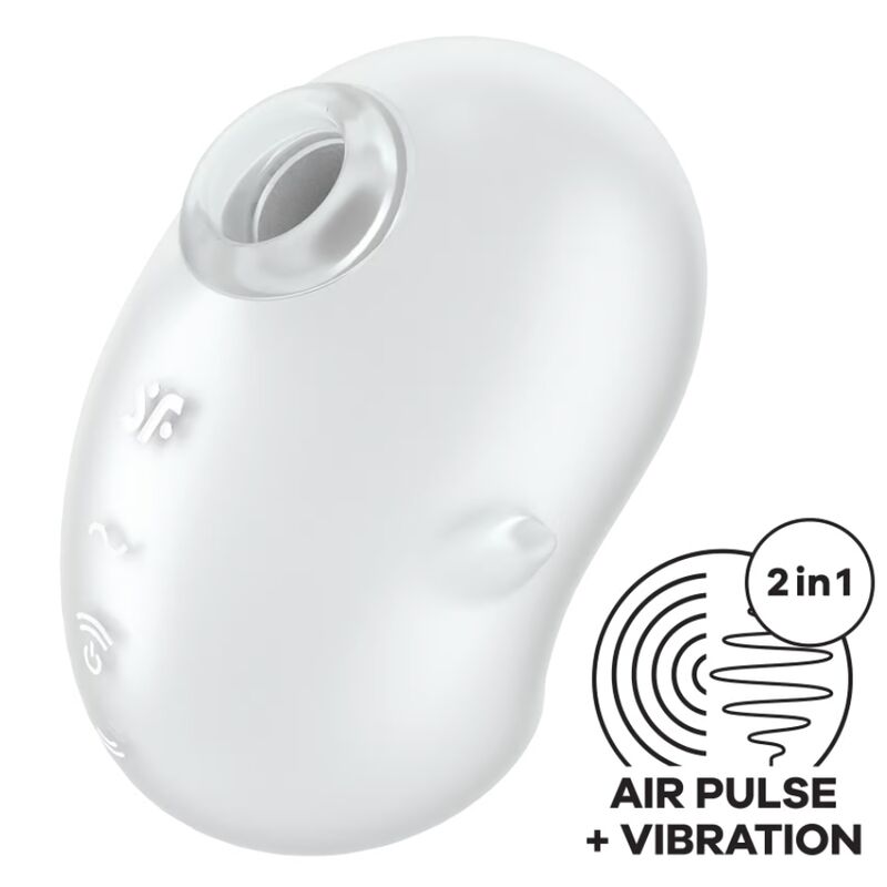 Satisfyer – Cutie Ghost Auflegevibrator Weiss