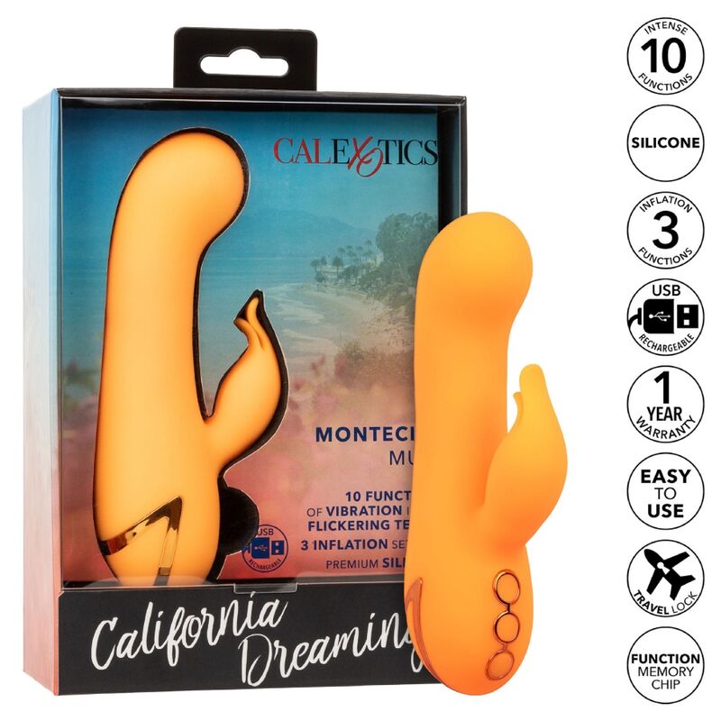 Calexotics – Montecito Muse Vibrator Rabbit Orange von California D...