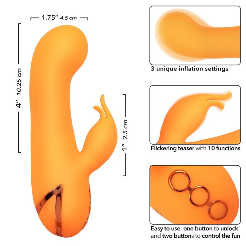 Calexotics – Montecito Muse Vibrator Rabbit Orange von California D...
