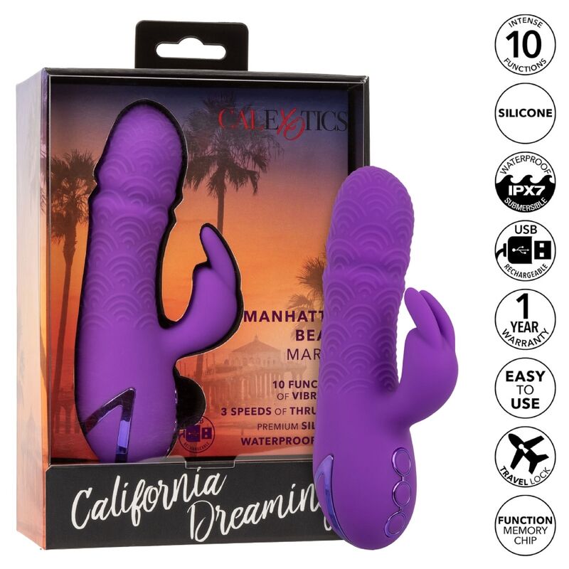 Calexotics – Manhattan Beach Marvel Vibrator Rabbit Lila von Califo...