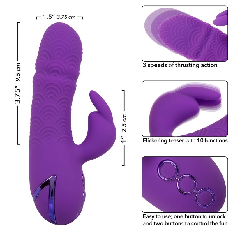 Calexotics – Manhattan Beach Marvel Vibrator Rabbit Lila von Califo...