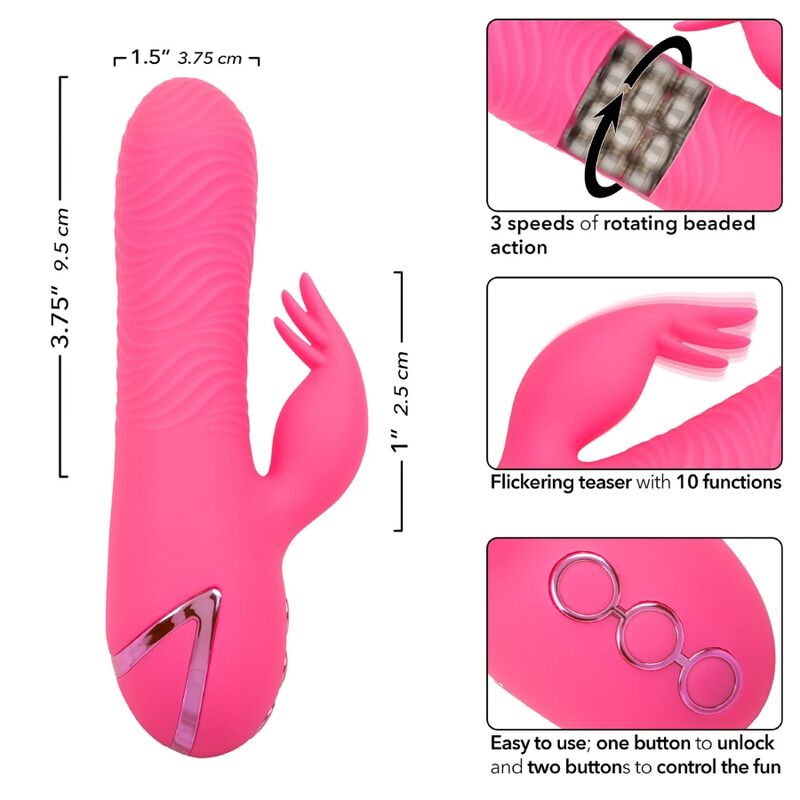 Calexotics – Sacramento Sweetie Vibrator Rabbit Pink von California...