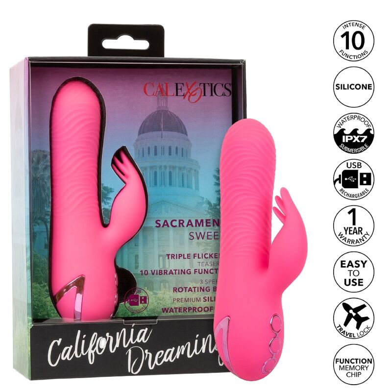 Calexotics – Sacramento Sweetie Vibrator Rabbit Pink von California...