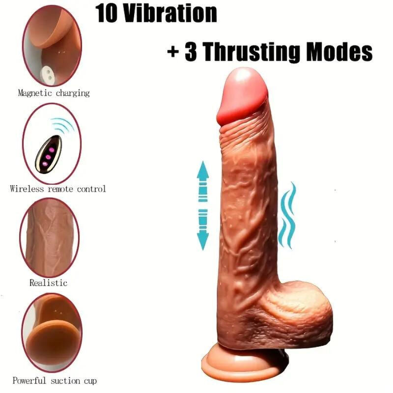 Armony – Realistischer Dildo-Vibrator mit Fernbedienung 22.5 cm