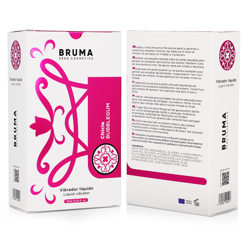 Bruma – Flüssiger Vibrator Ultra Sliding Bubblegum 15 ml