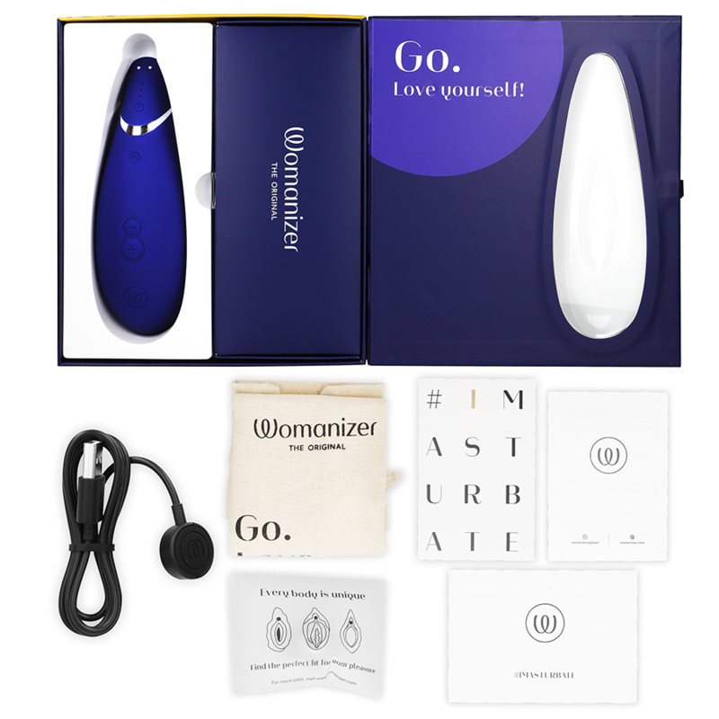 Womanizer Premium 2 Klitoralstimulator Blaubeere