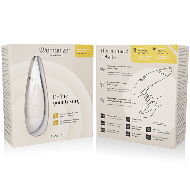 Womanizer – Premium 2 Klitoralstimulator Warmgrau