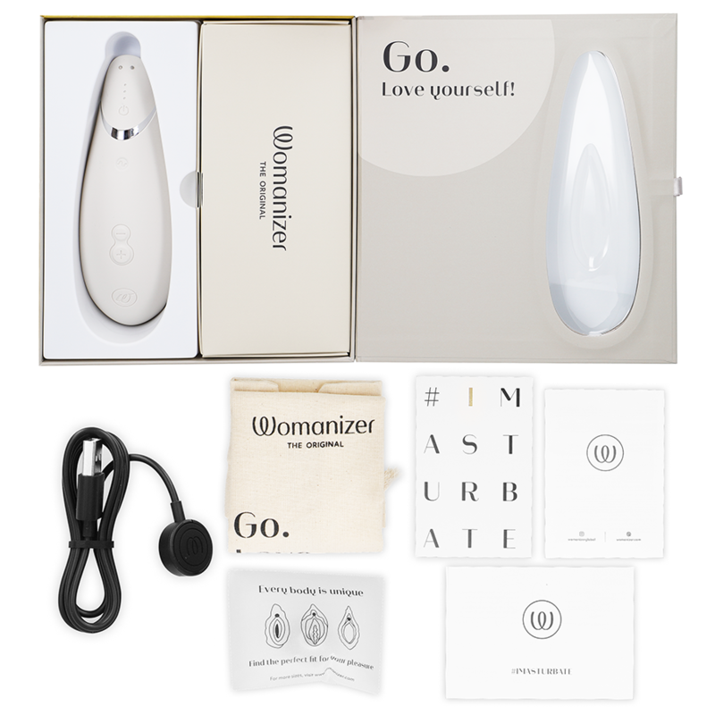 Womanizer – Premium 2 Klitoralstimulator Warmgrau