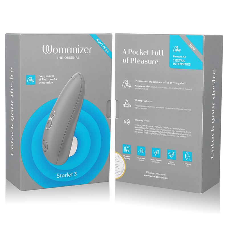 Womanizer Starlet 3 Klitoralstimulator Grau