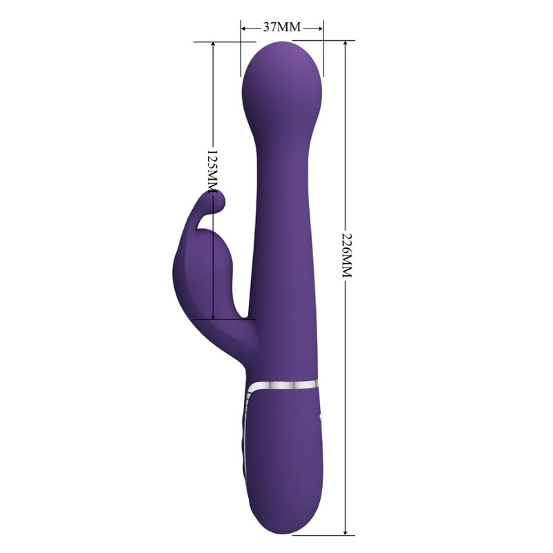 Pretty Love – Dejon Rabbit Vibrator 3 in 1 Multifunktions-Lila